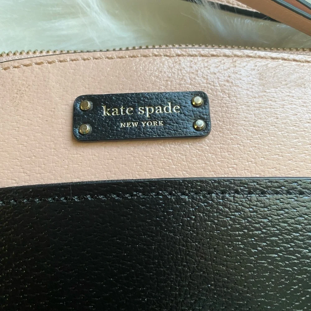 EUC Kate spade Jeanne color block crossbody pink/black - Picture 8 of 16